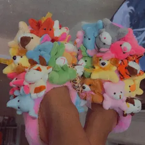 Adorable Teddy Bear Slippers Stuffed Animal Comfy House Slippers Kawaii Anime Inspired Design Women's House Footwear Walking Shoes Flipflop Girl Slide