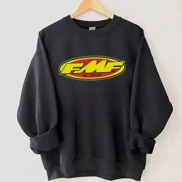 FMF Motocross Sweatshirt, Cotton Top Streetwear, Motorcycle Gift Streetwear, Womenswear, Gift For Fans