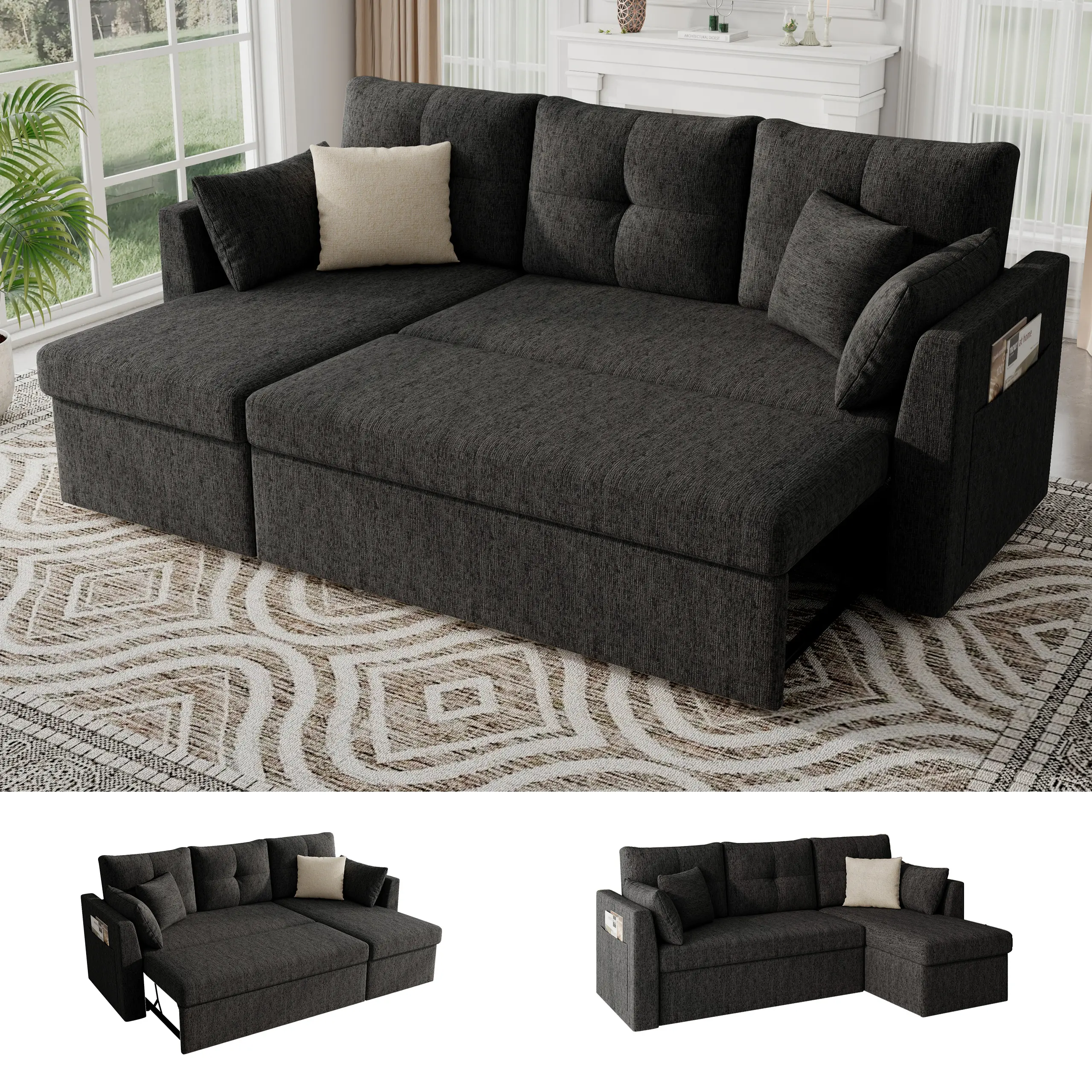 Black（1 Chaise）