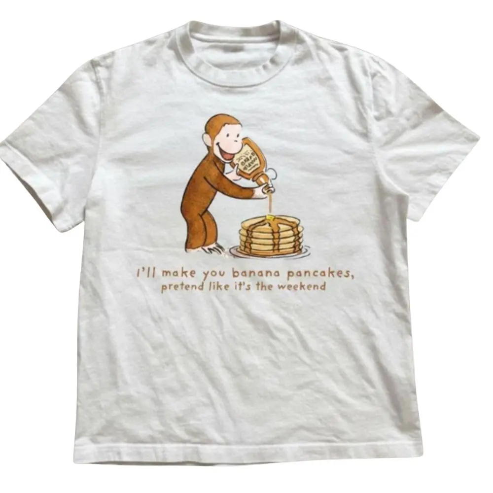 The Funny Monkey Pancake Shirt, I’ll Make You Banana Pancakes Shirt, Gift For Woman, Gift For Men, Womenswear Top Underwear Streetwear, Trending Shirt