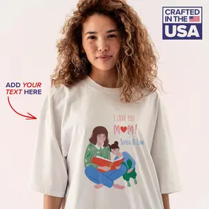 Gift for Mom, Mother’s Day Graphic Tee, Oversized T-Shirt, Trendy Spring Clothes, Cute Mama Shirt, Funny Shirts for Women, Mom Life Shirt | M2