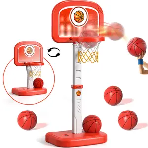 Basketball Hoop Indoor Outdoor Toys Gifts, Swimming Pool Basketball Hoop Outdoor Toys with 4 Balls, Poolside Basketball Game Toys