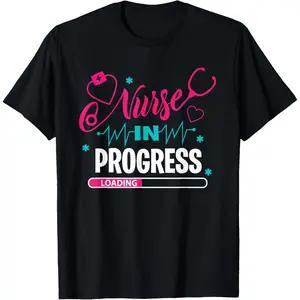 Nurse In Progress Nursing School Student Future Nurse Life T-Shirt