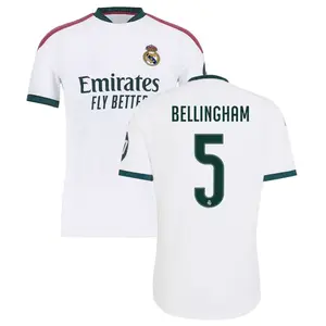 Unisex Soccer/Football Real Madrid Team Jude Bellingham No5 Laliga 2026/27 Home Replica jersey - White
