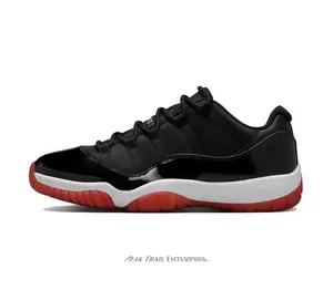Black patent + White midsole + Red outsole. These lows are pure legend
