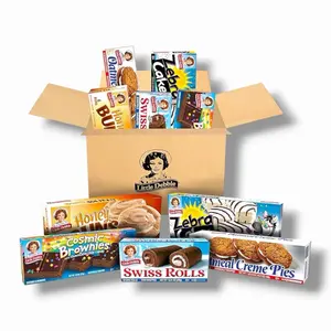 Little Debbie Snack Assortment Variety 5-Pack | 48 Snacks Cakes | Oatmeal Creme Pies Swiss Rolls Zebra Cake Rolls Cosmic Brownies Nutty Buddy Bars
