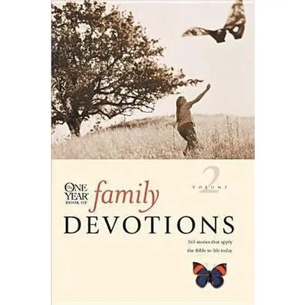 USED Book - The One Year Book of Family Devotions Volume 2 by Children's Bible Hour Staff (Paperback) - english