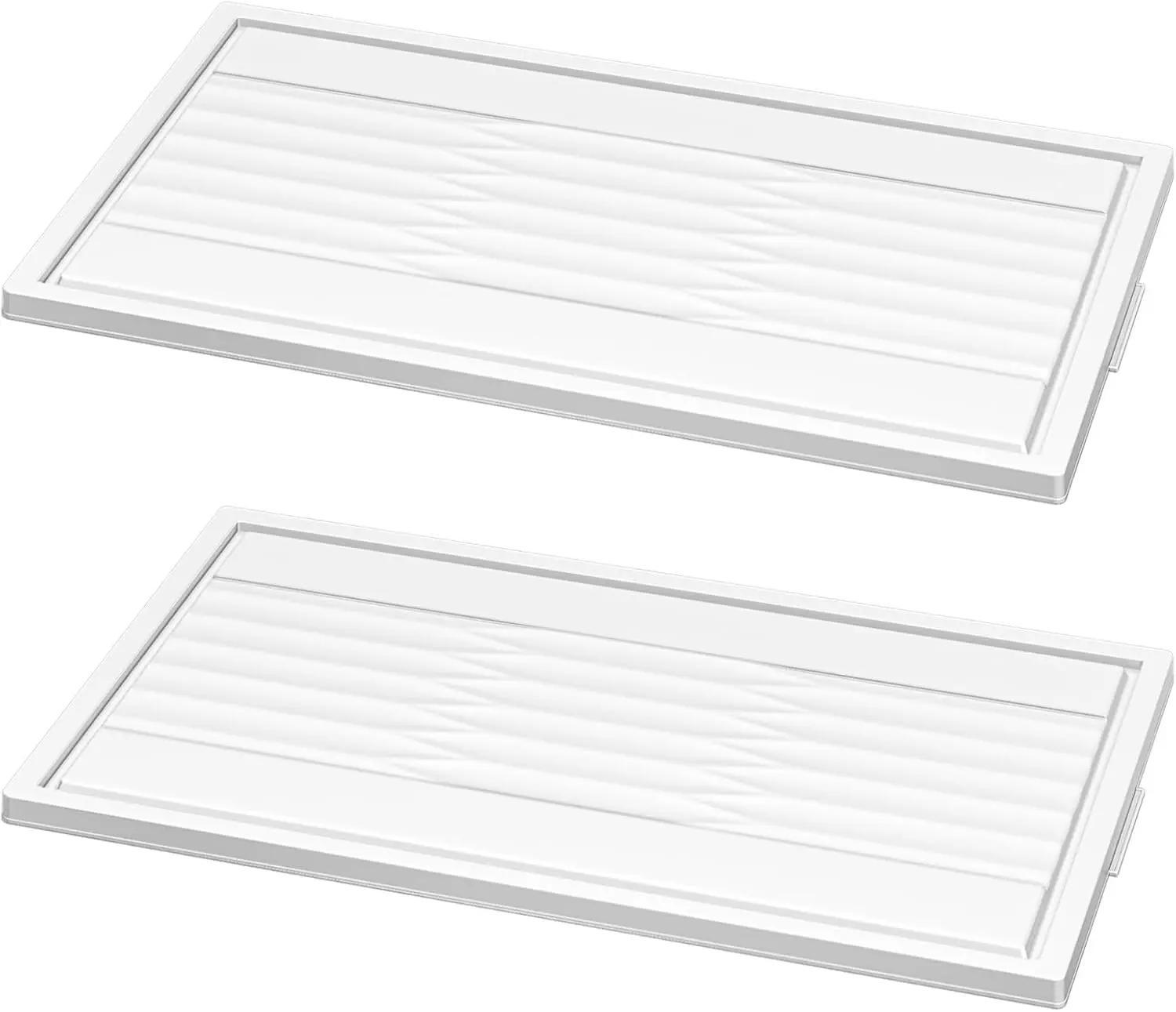 2 Pack Lids for Broview V8 120QT Stackable Storage Bins with Lid