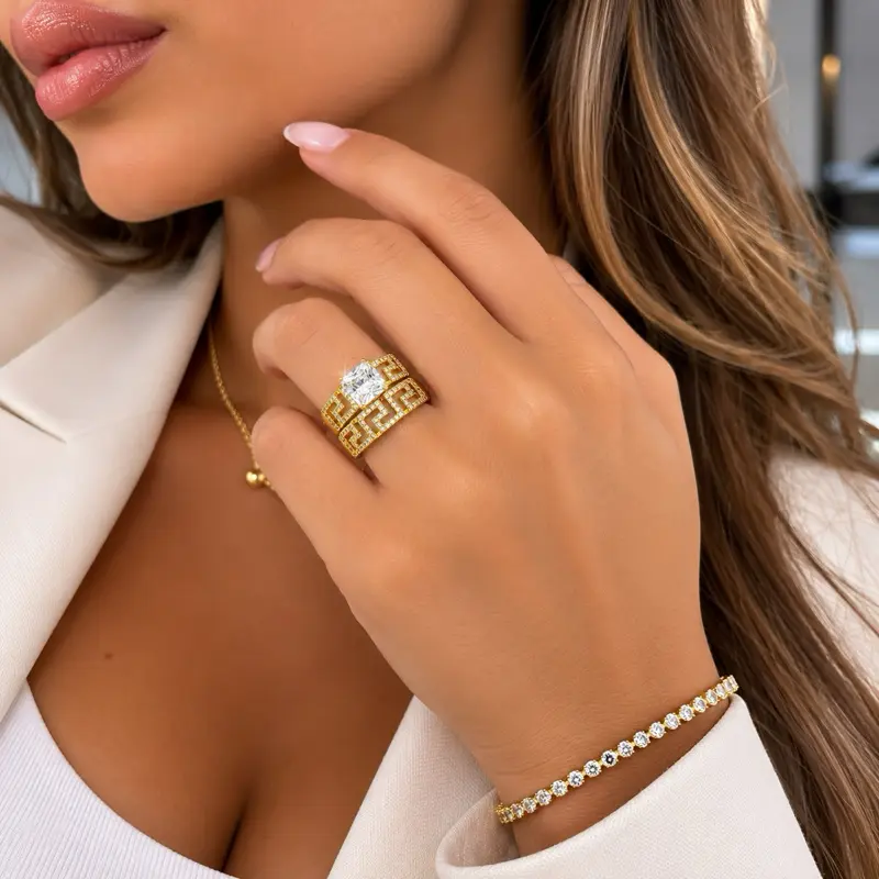 R39 Luxury Ring - 14k Gold Plated