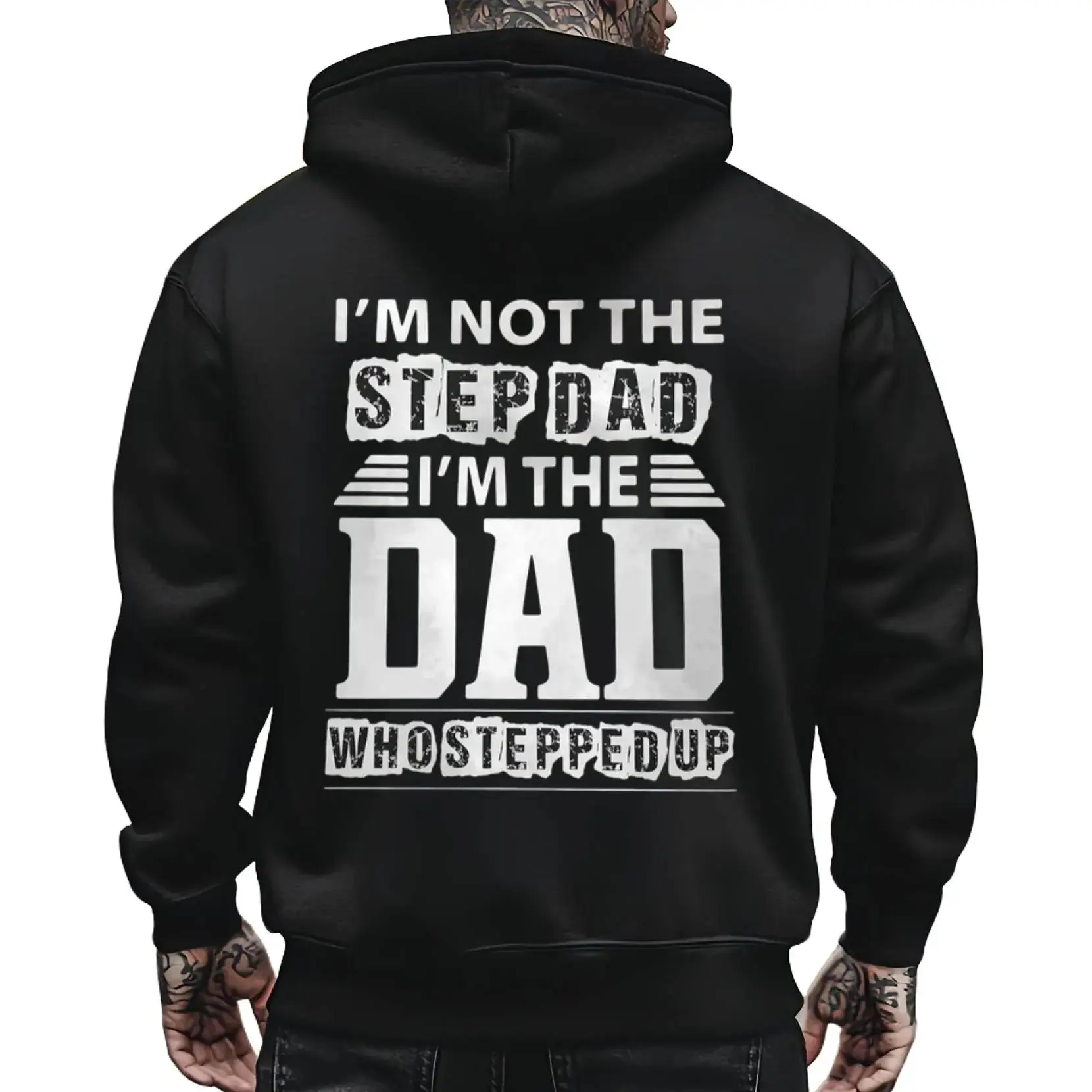 Proud Stepdad Shirt & Hoodie – I'm The Dad Who Stepped Up Design