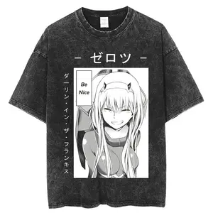 ANIME & MANGA DARLINGZEROTWO VINTAGE ANIMEOVERSIZED T-SHIRT 6