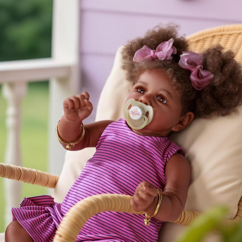 Babeside Newborn Real Life Reborn Baby Doll Dark Skin Black African American Toddler Doll Laney with Cloth Body for Kids Age 3 Rebornbabydoll Babeside Newborn Real Life Reborn Baby Doll Dark Skin Black African American Toddler Doll Laney with Cloth Body for Kids Age 3 Rebornbabydoll