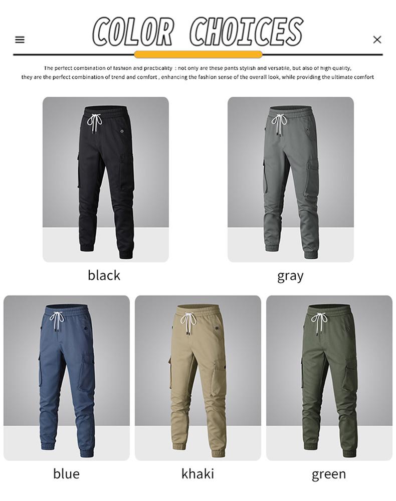 Men's Heavyweight Pants Compatible with Leggings - Workwear Trousers, Multi-Pocket Outdoor Pants with Belt Loop Closure and No Zipper, Suitable for Winter (Solid Color) - Machine Washable Men's Heavyweight Pants Compatible with Leggings - Workwear Trousers, Multi-Pocket Outdoor Pants with Belt Loop Closure and No Zipper, Suitable for Winter (Solid Color) - Machine Washable