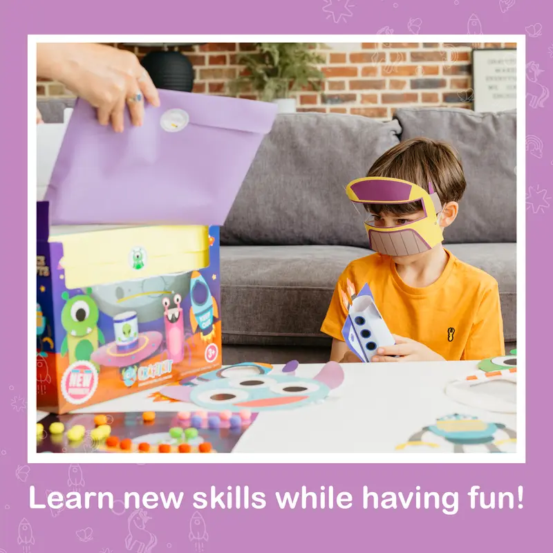 Craftikit Low-Mess DIY Card Set - 20 Craft Box Set Kids Toys, All