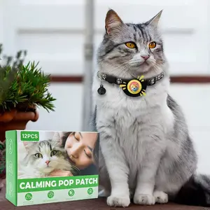Pet Calming Pheromone Bombs Stickers Pack of 12, Stress Relief, Anxiety Reduction, Mood Stabilizer, Suitable for Cats, Universal Use