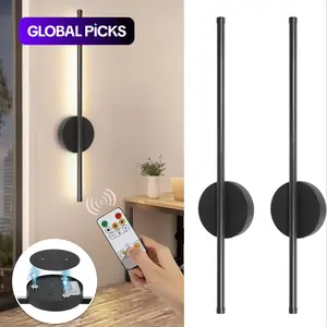 Simple Wall-Mounted LED Light, Rechargeable USB LED Lamp with Dimmable Lighting and Adjustable Brightness, Modern Mood Lighting for Bedroom, Study and Hallway, Rechargeable Wall Sconces, Adjustable Lights, Modern Night Lights