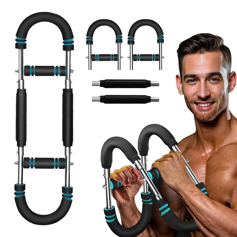 RELIFE Arm Exercise Equipment - 60-110 lbs Adjustable Resistance Hand Grip Strengthener with 3 Strength Options, Steel-Strong Spring, Safe PU Leather, Compact Travel-Ready Office Home Fitness Gear for Men (Summervibes)