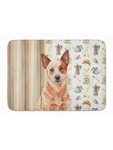 Carolines Treasures WDK7288RUG 19 x 27 in. Red Heeler Australian Cattle Dog Coffee Bar Memory Foam Kitchen Mat