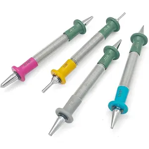 Dual Head Spring Nail Punch Set,1/8"&3/16" Spring Loaded Center Punch,3/32"&1/8" Door Hinge Pin Removal Tool,1/32"&1/16", 3/32"&1/8"Hammerless Nail Punch Tool.
