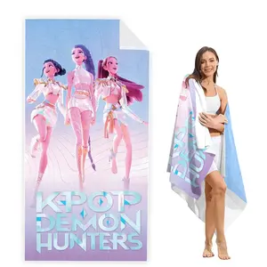 Hunter X Hunter Fashion Beach Towel/bath Towel, Classic Anime Print, Absorbent Towel, Perfect Gift, Home Essential, Suitable for Swimming, Yoga, Fitness