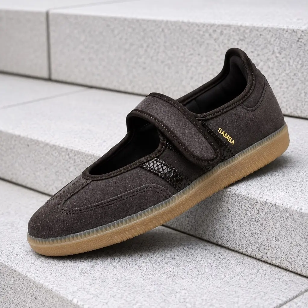 Adidas Samba Jane Aurora Coffee HQ9495 Women's Fashion Sneaker New