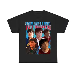 Tom Wellling Cotton Shirt Vintage Movie Style Unisex