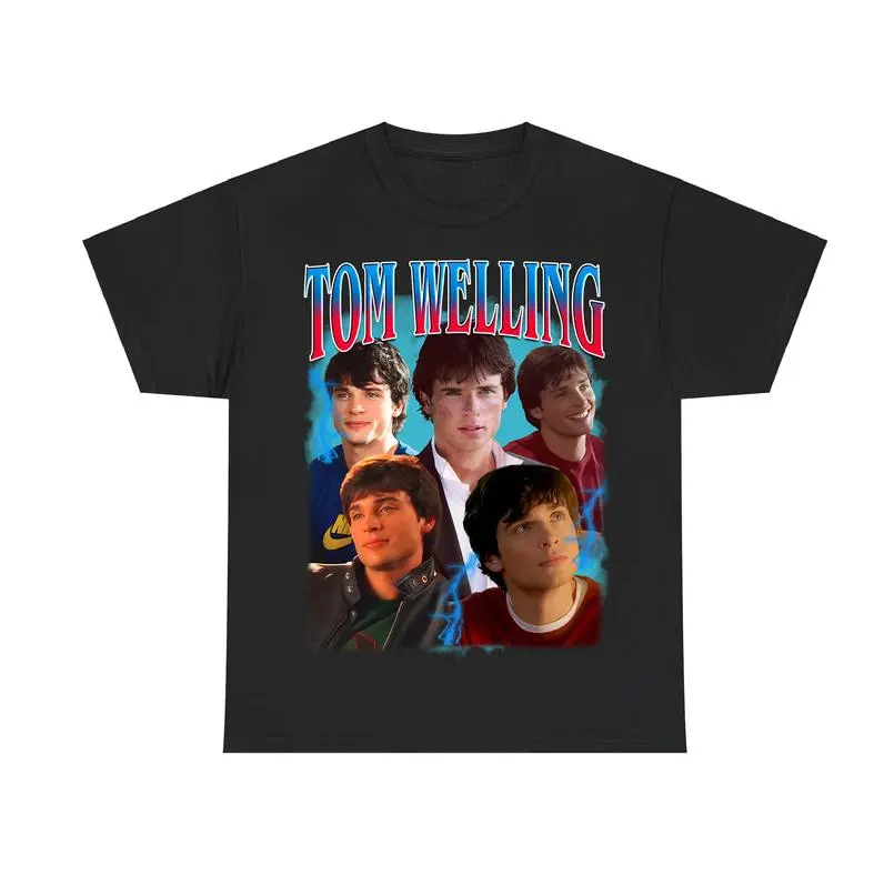 Tom Wellling Cotton Shirt Vintage Movie Style Unisex