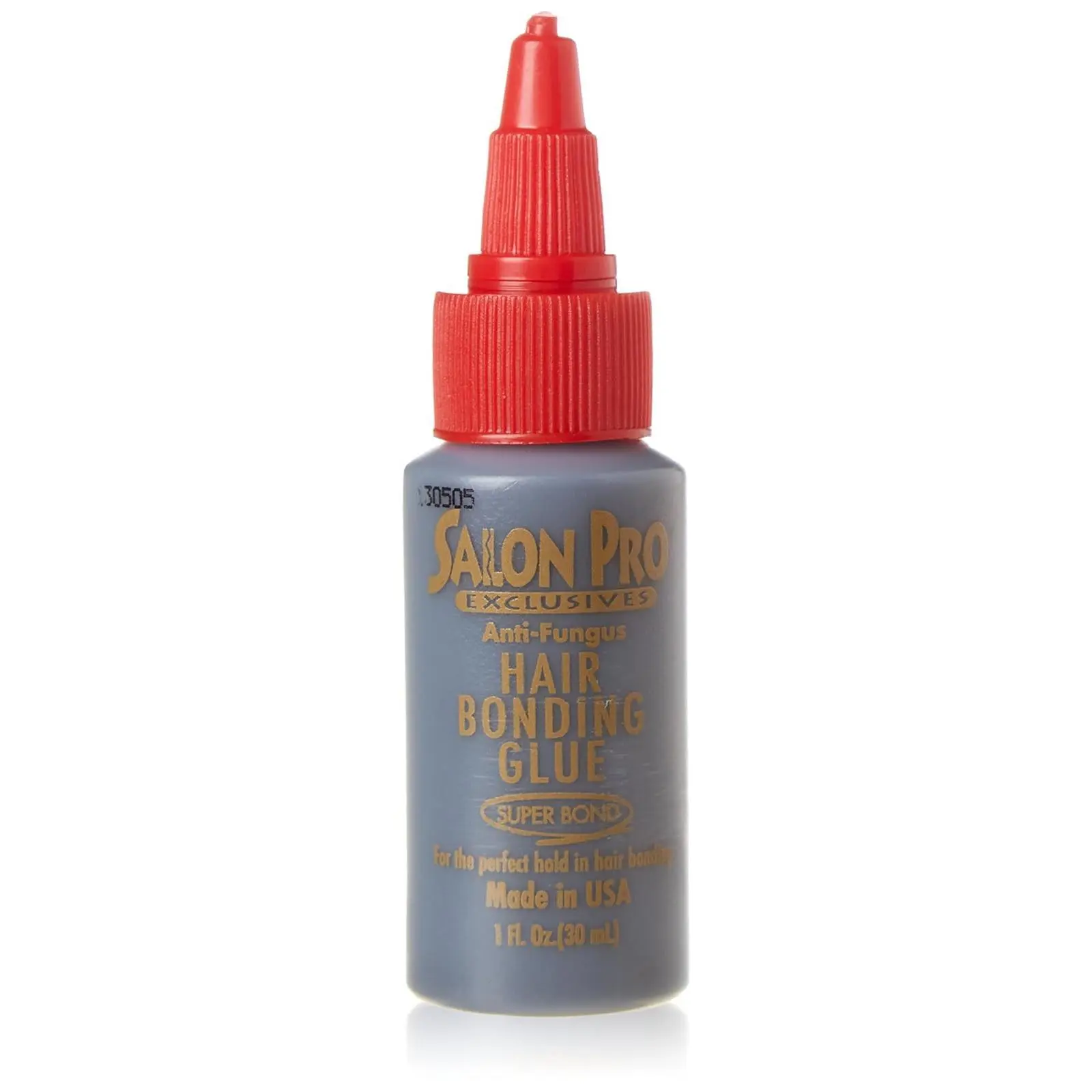 Salon Pro Hair Extension Bonding Glue - Black, 1 Oz, Super Bond Perfect Hold Haircare Accessory for Salon & At-Home Use