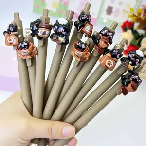 10/20pcs Cute Cat-Shaped Ballpoint Pens, Smooth Writing, Durable, Versatile Use, Perfect Gift for Back-To-School, Student Stationery Supplies