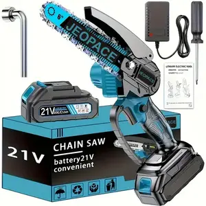 This 6” Mini Chainsaw is a Beast  Easy One-Hand Use & Super Powerful for Fast Cutting