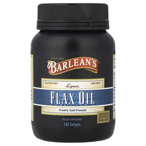 Barlean's Lignan Flax Oil, 100 Softgels
