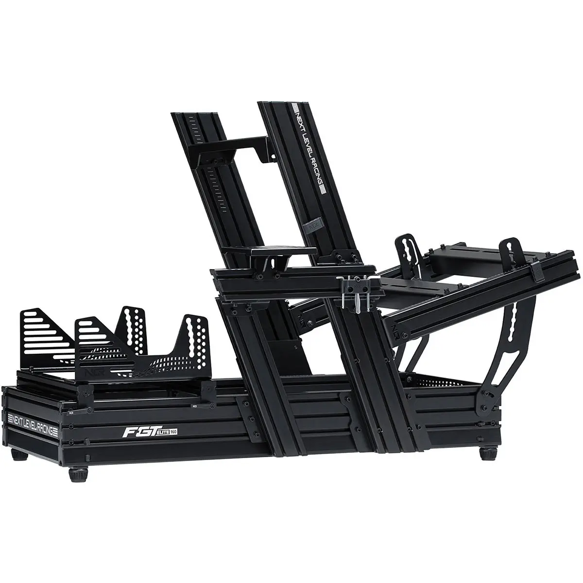 Next Level Racing F-GT Elite 160 Wheel Plate Edition Simulator Cockpit, Black
