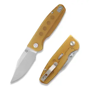 CMB MADE KNIVES Lucky Line Lock Pocket Folding Knife CMB-21E Daily outdoor carry, suitable for camping, exploration, fishing, legear Opening Pocket Knife Nakiri Stainless Steel