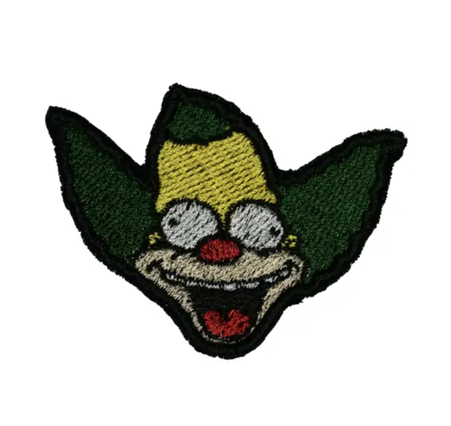 Vintage Circus Clown Embroidered Patch – Retro Carnival Character Iron-On Badge