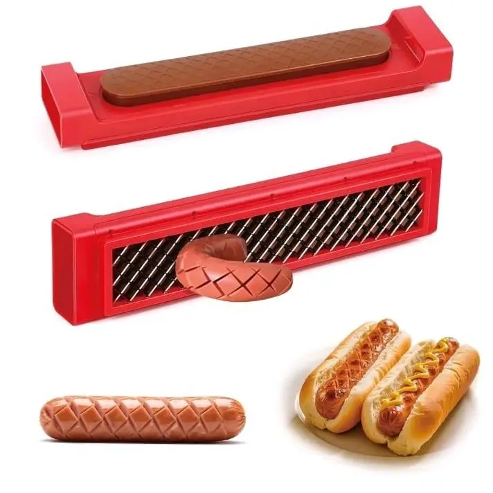 Hot dog slicer - hotdog cutter - alat potong sosis spiral - SHEEIRINE_ | Indonesia