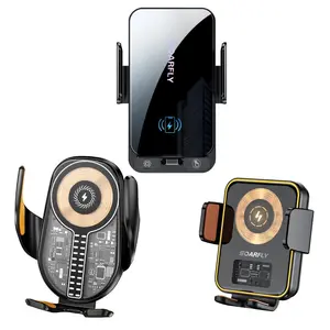 [FREE SHIPPING] SOARFLY 15W Wireless Car Charger, Auto Clamping Phone holder Mount for iPhone/ Samsung, Vent Mount charging