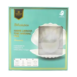 JMsolution Deep Sea Pearl Mask - Hydrating & Brightening Dual Chamber Sheet Mask (5 Sheets) - Korean Skincare for Glowing Skin
