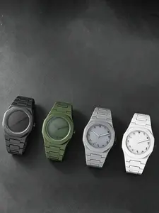 Men's Business Quartz Wristwatch Set, Analog Display, Precision Time, Perfect for Parties & Events, Ideal Gift for Father & Boyfriend, Business Fashion Watches