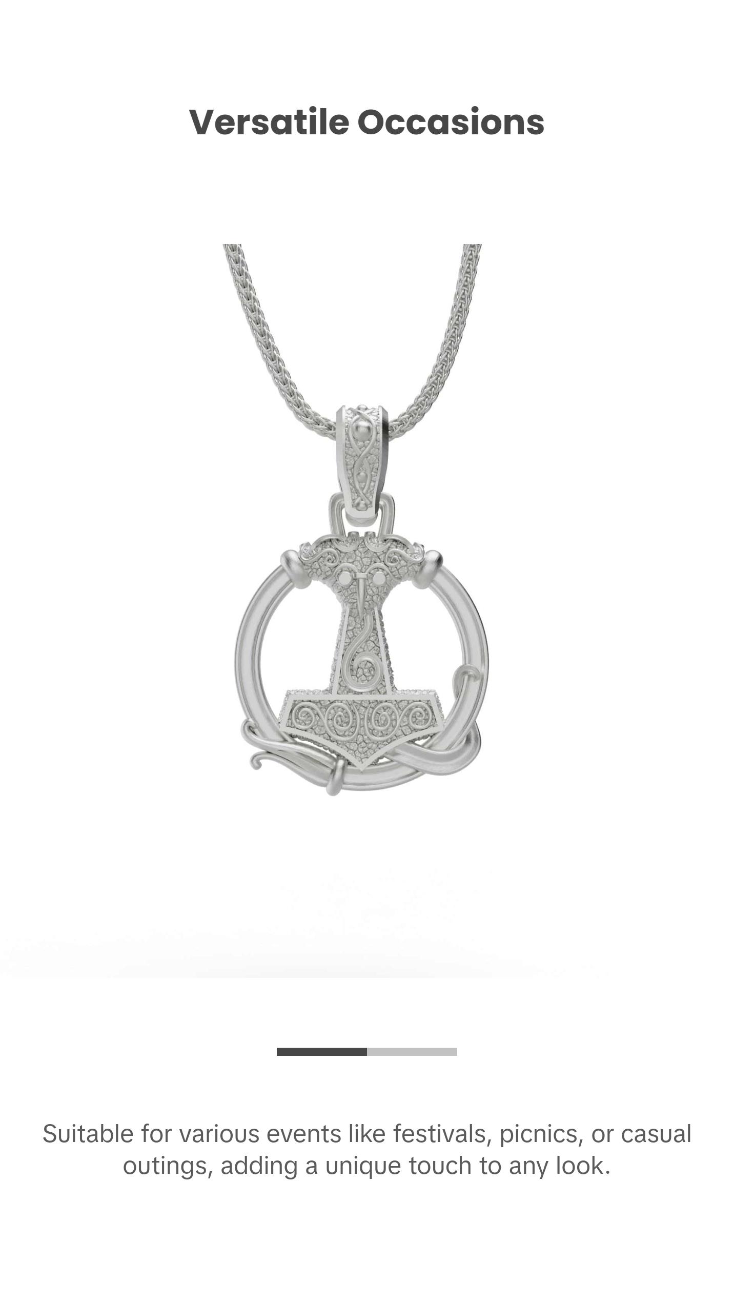 Mjolnir The Thor Hammer Necklace
