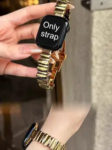 Metal Watch Band, Fashionable Watch Band for Women, Smart Watch Accessories Compatible with Apple Watch 38/40/41/42/44/45/49mm, Smart Watch Straps, Smartwatch Strap