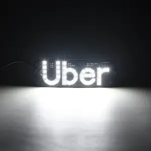 Uber Car Identification LED Light Secure Suction Cup Mount USB Powered for Taxi windshield & Ride Share Drivers with Multiple Color Options usb plug embellishment