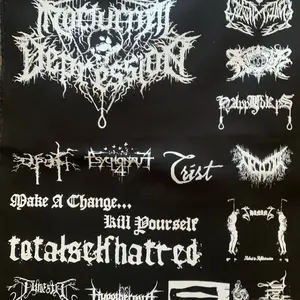 dsbm patches sheet black metal