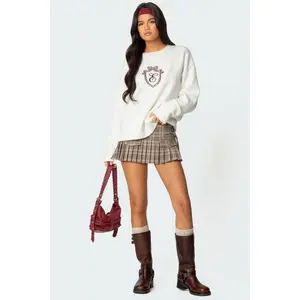 Peighton Plaid Pleated Mini Skort