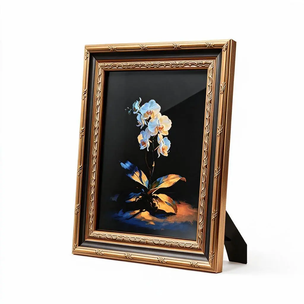 Vintage Wooden Picture Frame, Antique Carved Photo Frame for Wall Decor, Old Money Style Home Decoration, 8x10 & 11x14