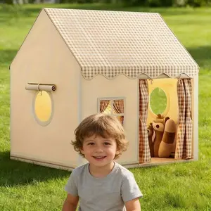Style Tent, Boy Girl Bedroom Decor Toy House, Pretend Playhouse, Sleepover Secret Base, Role Play Game House, Portable Installation, Birthday Gift