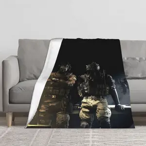 König and Ghost COD design flannel blankets for sofas, beds, camping, naps and travel. The best option for Halloween, Thanksgiving, Christmas, Holidays, Birthdays, Anniversaries, Gifts.