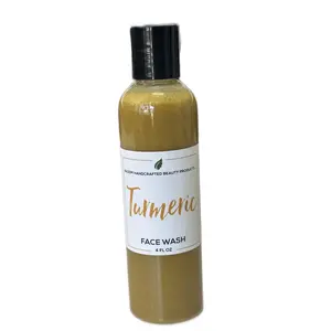 Bloom Handcrafted Beauty Products - Turmeric Face Wash for Acne Fighting, Brightening, and Anti-Inflammatory Skin Care - Skincare, Facial