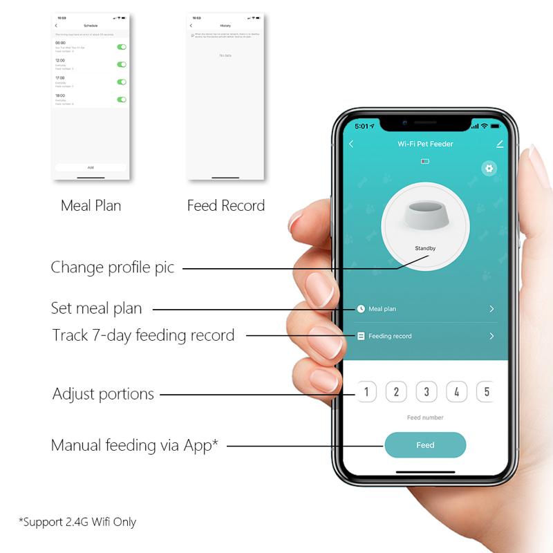 Smart Automatic Pet Feeder with Timer & Portion Control for Cats & Dogs