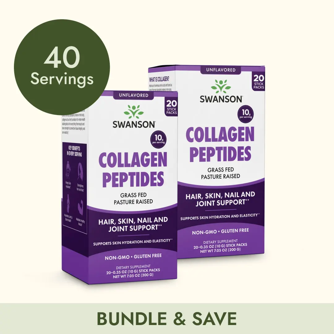 Collagen Peptides Stick Packs - 40 Unflavored Sticks Collagen Peptides Stick Packs - 40 Unflavored Sticks