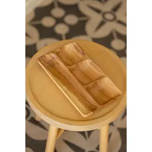 Wood Compartment Serving Tray